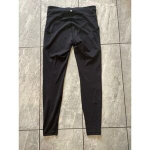 Lululemon Align High Rise Leggings Black Pockets Size 10 Athleisure Workout